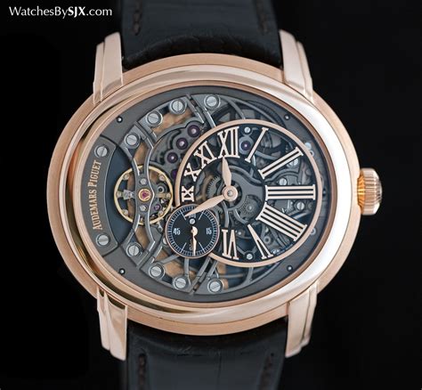 Audemars Piguet Millenary Steel Brown Men's Watch 